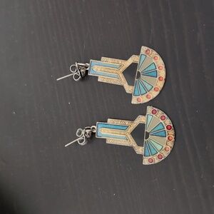 Dangle art deco earrings